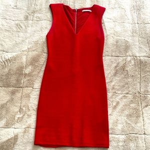 Alice and Olivia red mini dress